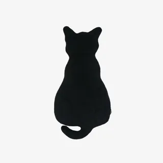 可爱简约风格猫咪坐着背影剪影图免抠图标元素