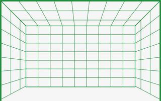 手绘足球球门门网图标矢量素材免抠