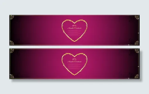 欧式花纹边框banner矢量素材,条幅,花纹,边框,线条,金高清