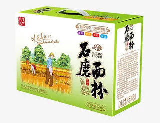 面粉包装平面图免抠