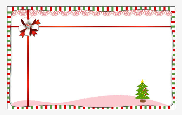 圣诞边框免抠