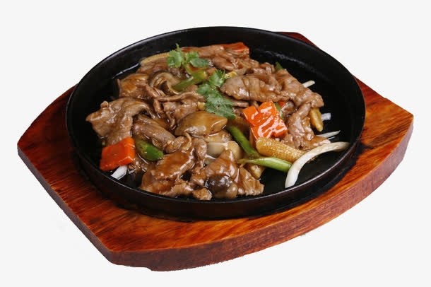 铁板牛肉免抠