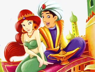 阿拉丁插画免抠