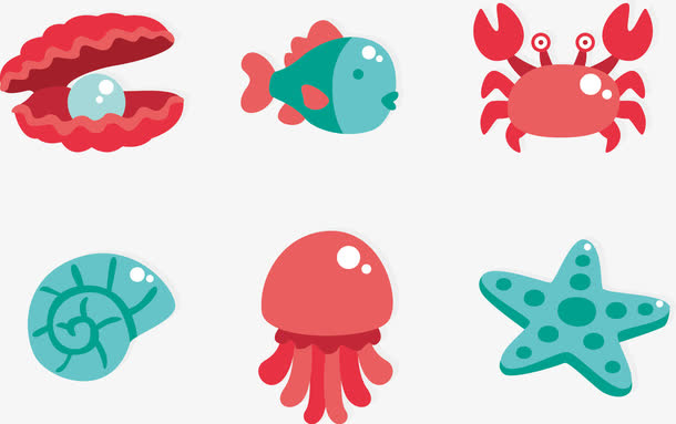 海洋生物免抠