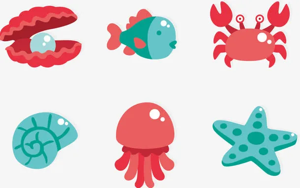 海洋生物免抠