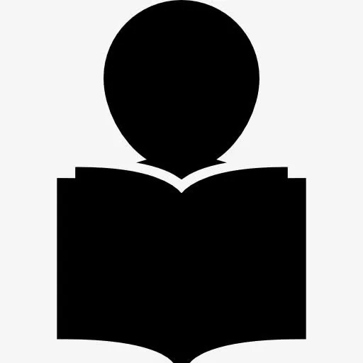 读符号的学生阅读图标免抠
