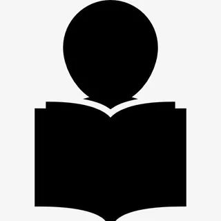 读符号的学生阅读图标免抠