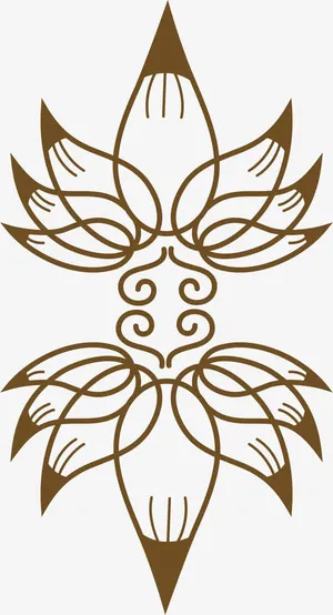 传统花边角花底纹素材免抠