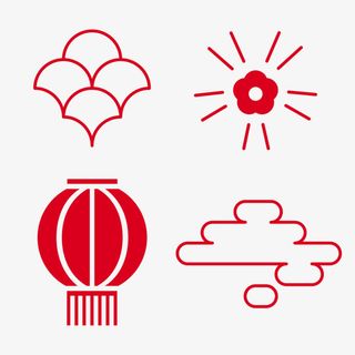 农历春节元素免抠