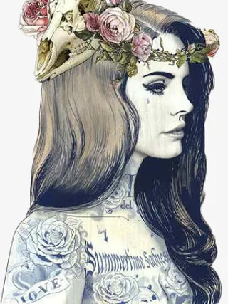 欧美手绘人物免抠