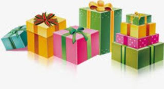 创意合成手绘礼物包装免抠