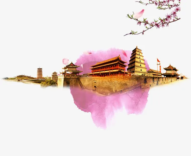 西安景色免抠