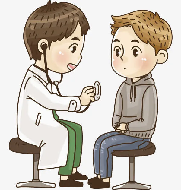 看病的男孩免抠