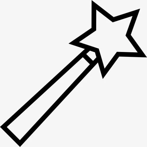 魔杖外形图标免抠