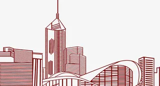 红色成品简笔画中秋免抠