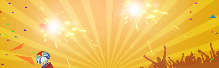 梦幻人物纹理烟花背景高清