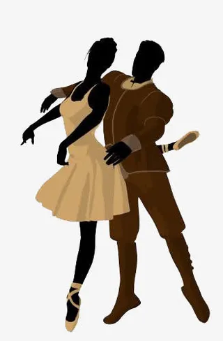 双人舞蹈素材免抠