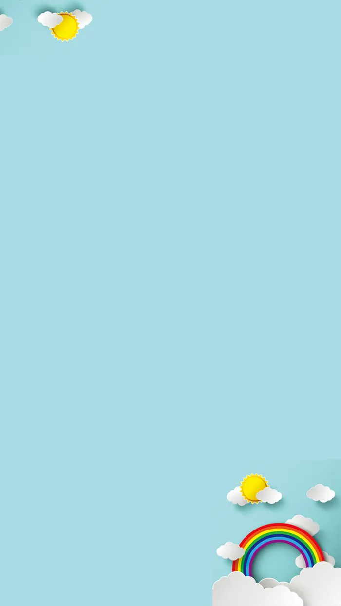 卡通元素H5背景高清