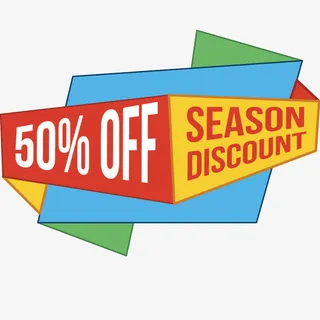 季节降价标签免抠