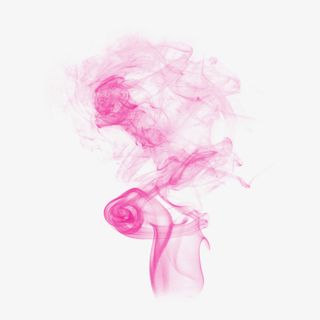 烟雾炫彩红色云烟免抠