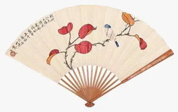 古风扇子免抠