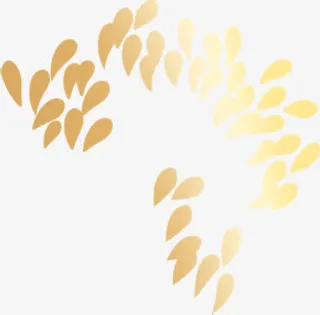 不规则形状黄色光效叠加免抠