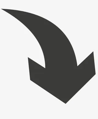 向下的黑色箭头免抠