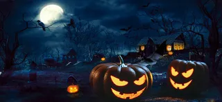 万圣节另类恐怖黑色banner高清