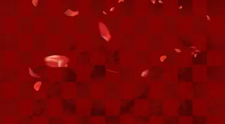 正方形红色拼接花瓣海报背景