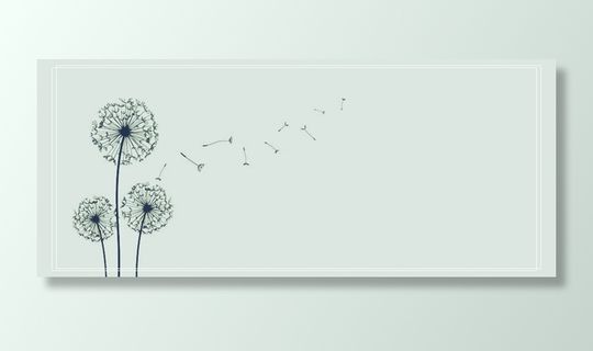 淘宝淡雅蒲公英促销海报背景图片高清