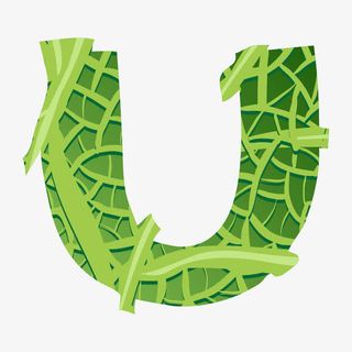 蔬菜字母U免抠