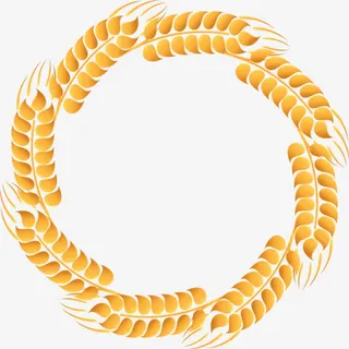 麦穗边框免抠
