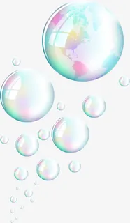 科技梦幻泡泡矢量免抠 科技梦幻泡泡矢量免抠