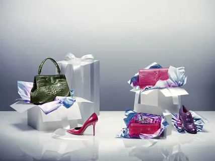 灰色礼盒奢侈品海报免抠