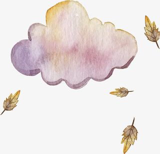 手绘秋天元素免抠