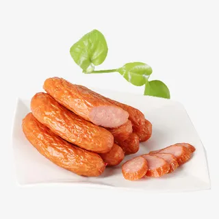 一盘美味香肠免抠