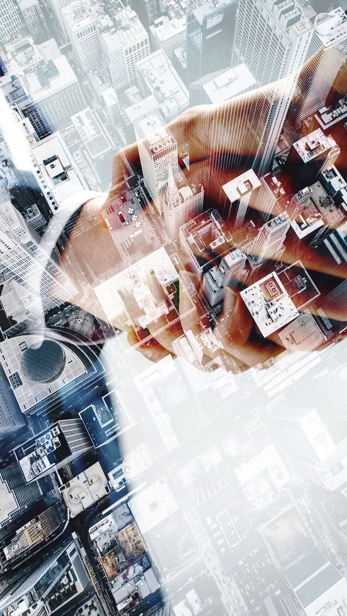 合作握手H5背景素材高清