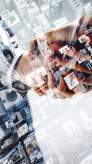 合作握手H5背景素材高清