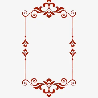 花纹边框装饰c免抠