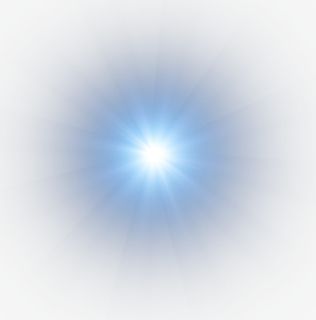 蓝色发光亮点免抠