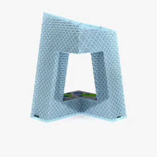 *电视台模型免抠