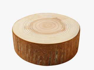 深棕色侧面视觉木头截面实物免抠