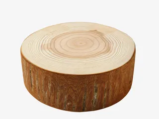 深棕色侧面视觉木头截面实物免抠