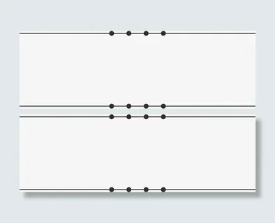 小清新边框分割线免抠