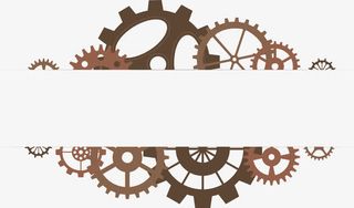 古典创意矢量机械边框素材免抠