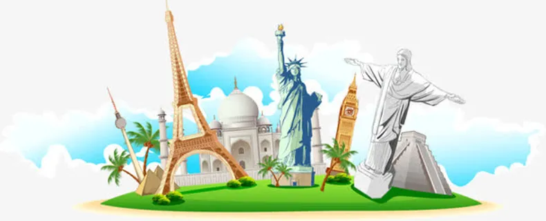 各国标志物免抠