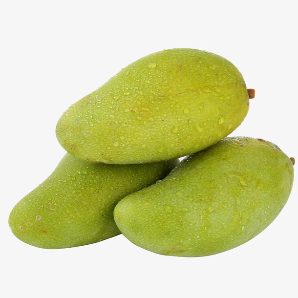 新鲜进口青皮芒果免抠