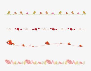 卡通分割线免抠