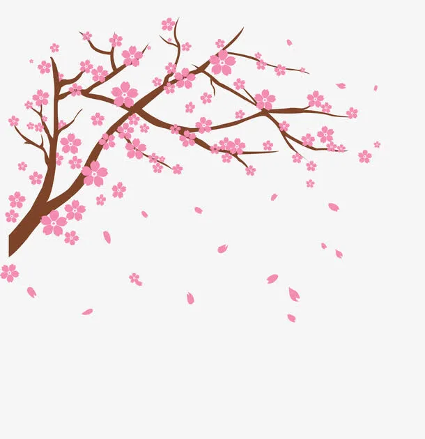 矢量樱花免抠