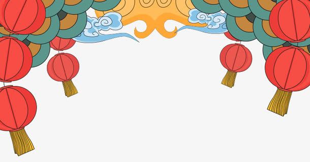 灯笼简图免抠